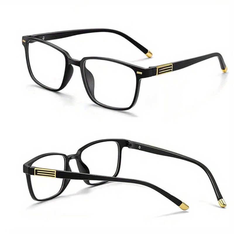Anti Blue Light Reading Glasses Men Black Full Frame Hyperopia Eyewear High-definition Comfortable Presbyopia Glasses (image for) Anti Blue Light Reading Glasses Men Black Full Frame Hyperopia Eyewear High-definition Comfortable Presbyopia Glasses