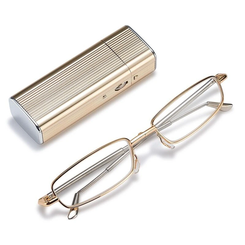 Folding Stretching Presbyopia Glasses Portable Anti Blue Light Reading Glasses Ultra-light Anti-fatigue Presbyopia Glasses Lighter Case (image for) Folding Stretching Presbyopia Glasses Portable Anti Blue Light Reading Glasses Ultra-light Anti-fatigue Presbyopia Glasses Lighter Case